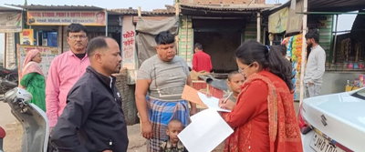 रामगढ़ः खाद्य सुरक्षा की टीम ने किया मीट-चिकन दुकानों का औचक निरीक्षण, 3 से वसूला जुर्माना