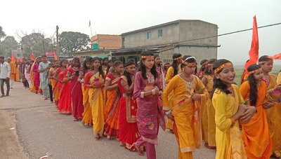 Jamtara News : कलशयात्रा के साथ काली मंदिर में प्राण प्रतिष्ठा महोत्सव शुरू