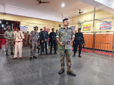 Deoghar News :  एसपी ने श्रावणी मेले में सुरक्षा व्यवस्था का लिया जायजा