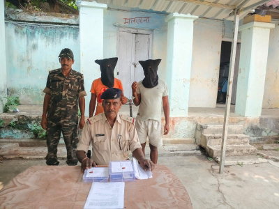 Deoghar News : पुलिस ने साइबर ठग गिरोह का किया भंडाफोड़, दो गिरफ्तार