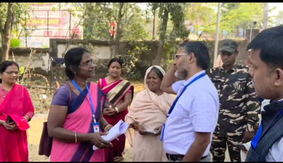गिरिडीह निकाय चुनावः जिले में शांतिपूर्ण मतदान जारी, डीसी ने बूथों का लिया जायजा