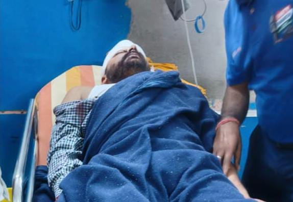 सड़क हादसे में पलामू जिला भाजपा अध्यक्ष समेत 4  लोग घायल