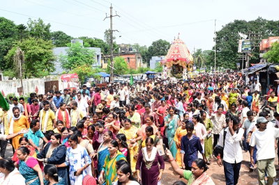 Bokaro News : शहर में निकली भगवान जगन्नाथ की बाहुरा रथयात्रा, हजारों श्रद्धालुओं ने खींचा रथ