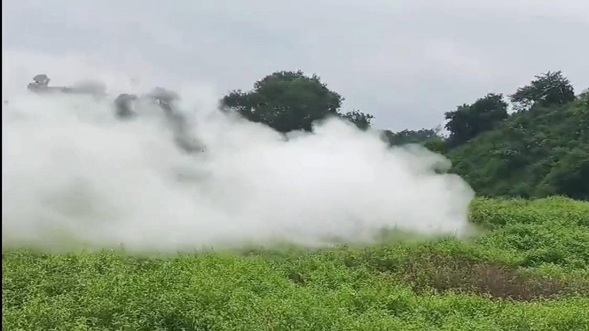 Smoke rising