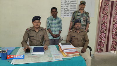 चाईबासाः 6 साल से फरार माओवादी समर्थक गिरफ्तार, गया जेल