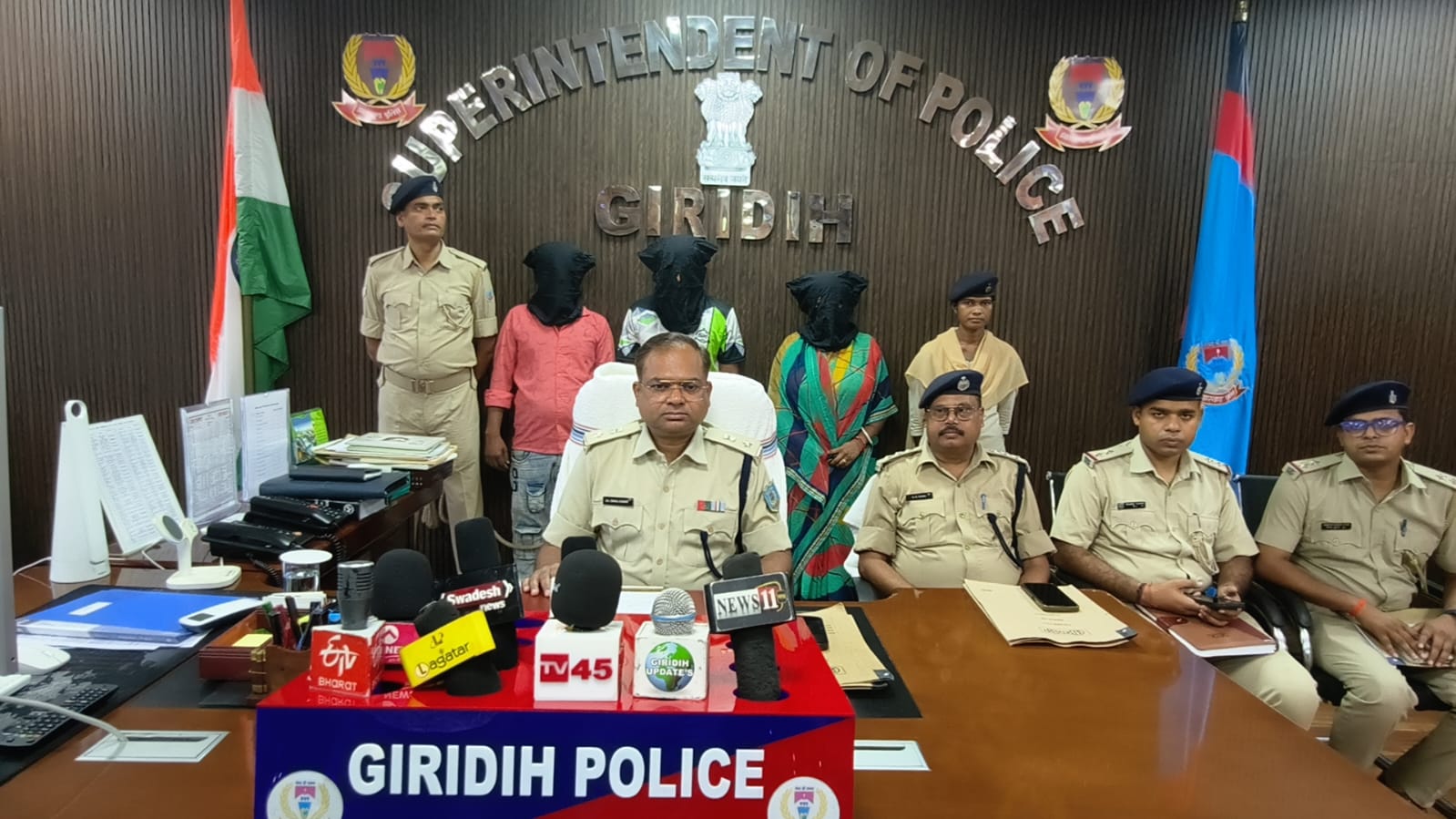 Giridih News : किशोरियों से देह व्यापार कराने के मामले में महिला समेत 3 गिरफ्तार