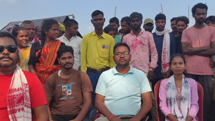 Villagers` protest