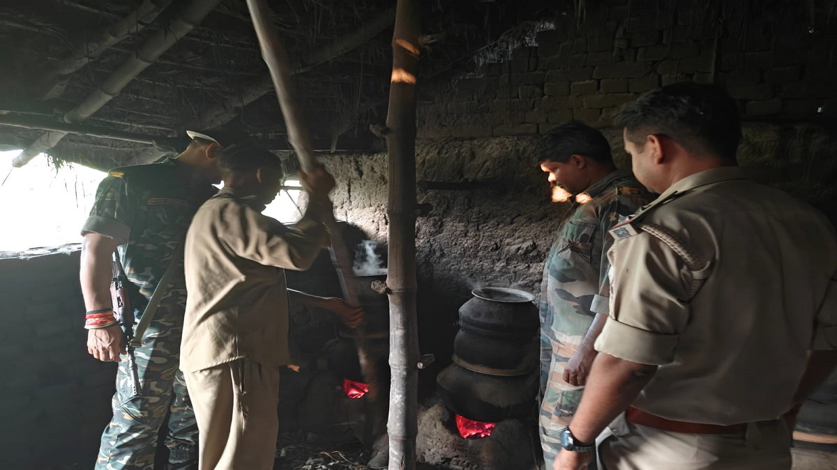 illegal Mahua liquor