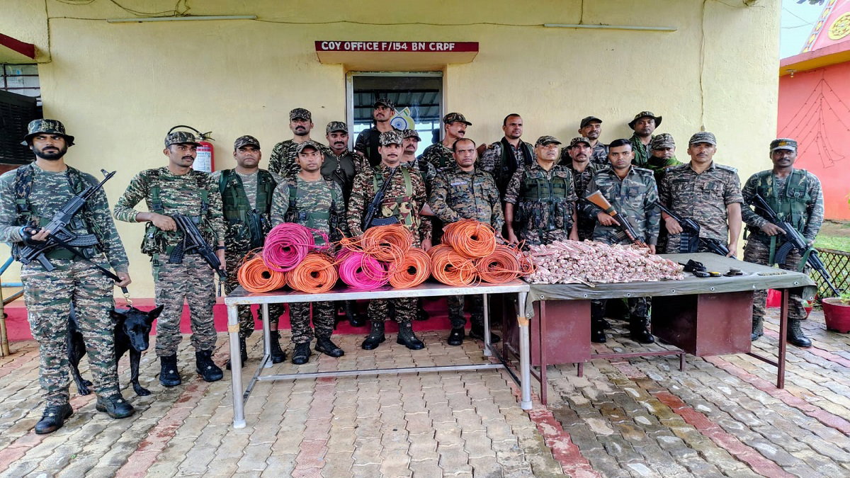explosives recovered