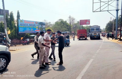 देवघरः वाहन जांच के दौरान ट्रैफिक पुलिस के साथ मारपीट, 3 गिरफ्तार