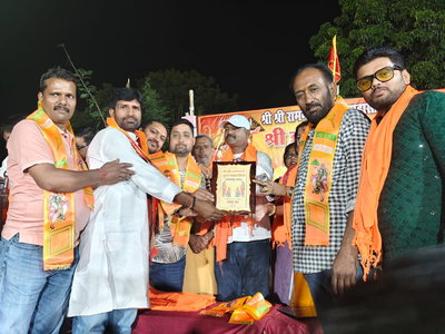 रामगढ़ः रामनवमी जुलूस में शामिल 219 झांकियां सम्मानित