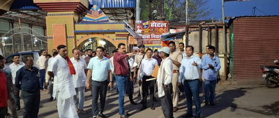 रामगढ़ः रजरप्पा मंदिर परिसर से अतिक्रमण हटाने की पहल शुरू