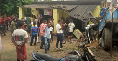 रामगढ़ः ट्रैक्टर की चपेट में आ बाइक सवार युवक की मौत