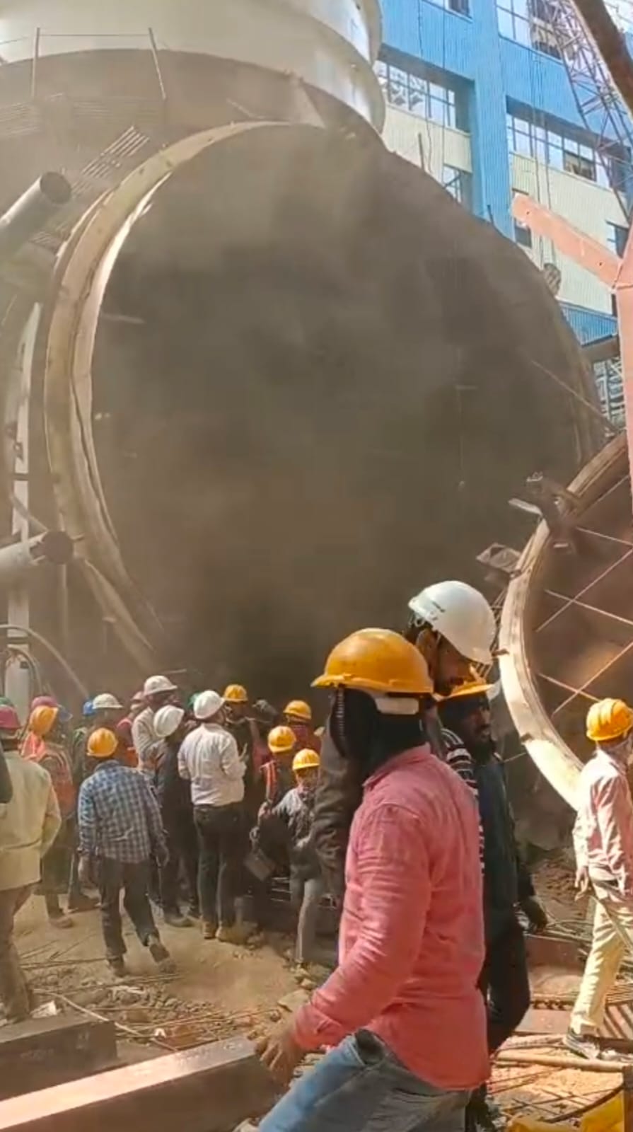 रामगढ़ः PVUNL के निर्माणाधीन प्लांट में दुर्घटना, 12 मजदूर घायल, अस्पताल में भर्ती