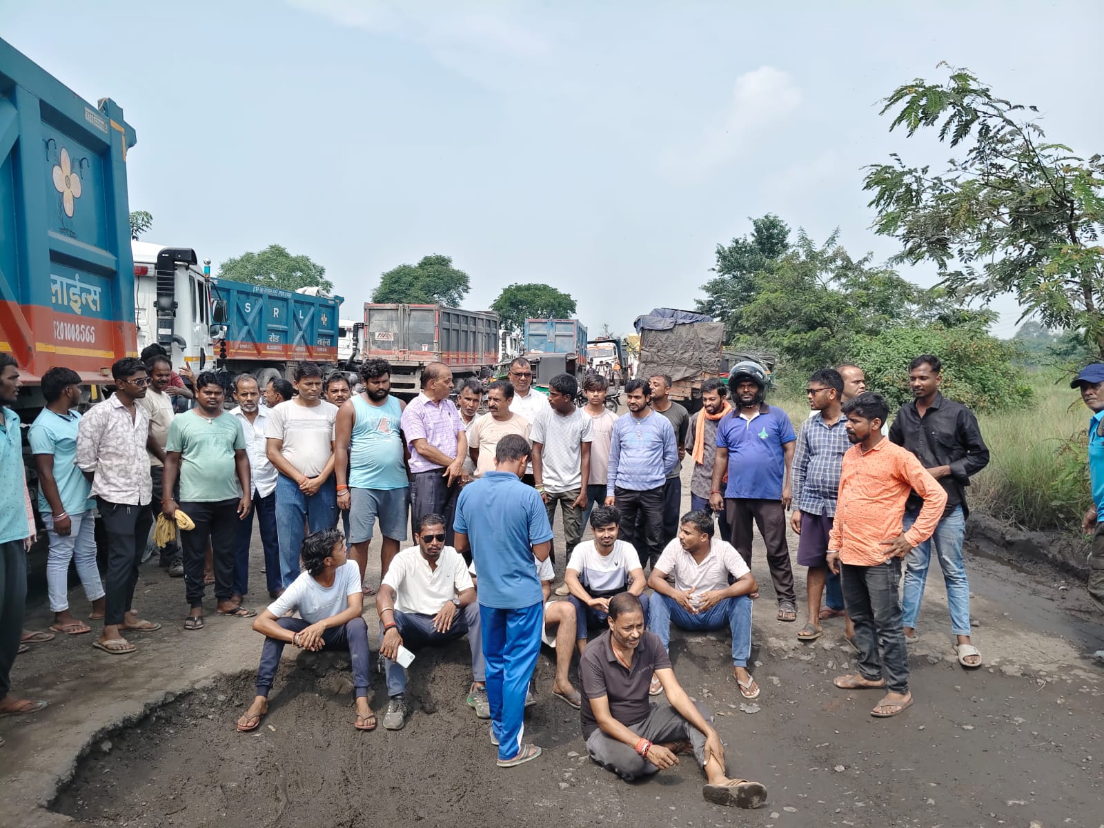 Road blocked