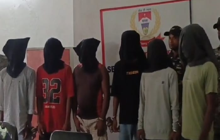 Arrested accused