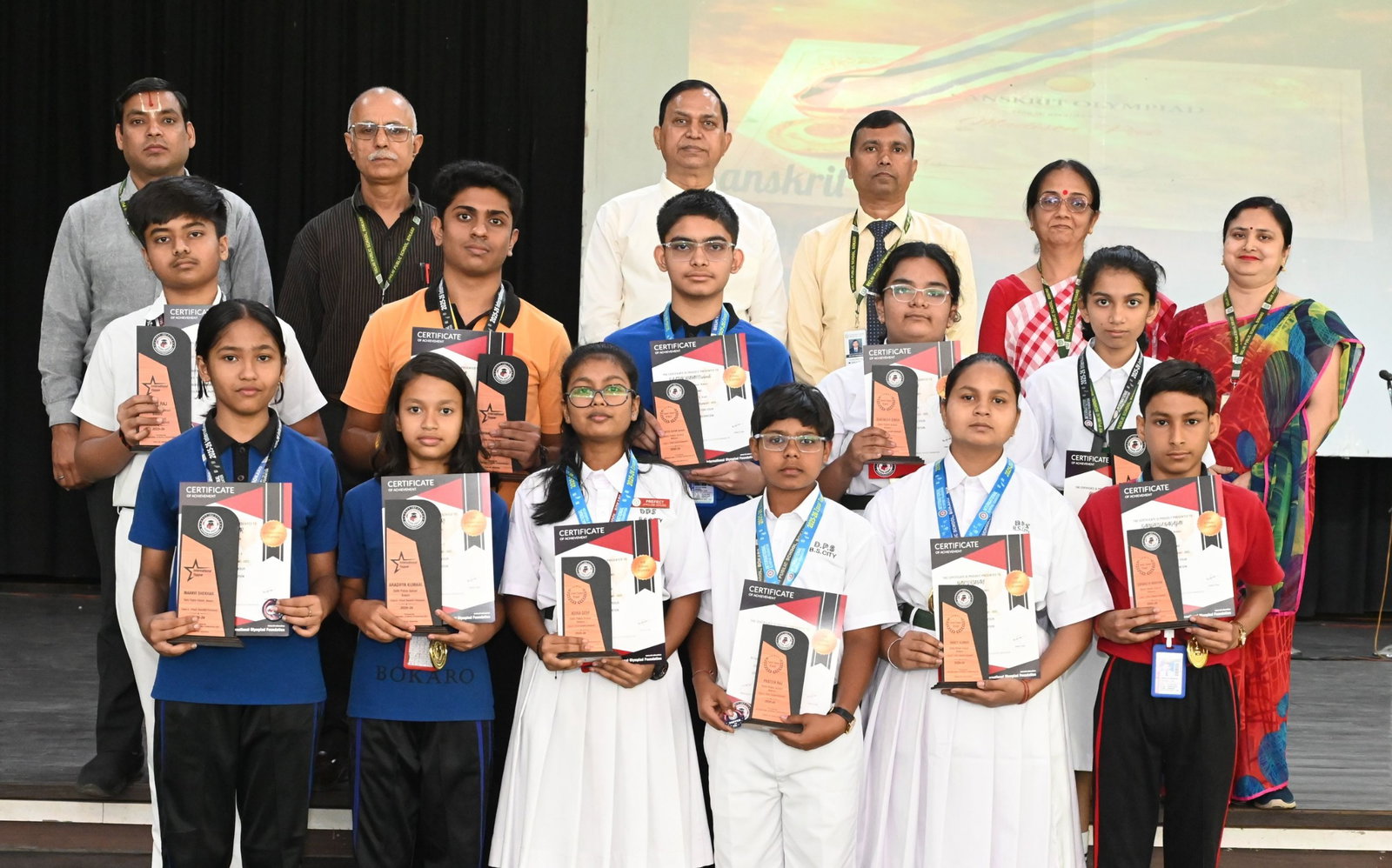संस्कृत ओलंपियाड में डीपीएस बोकारो का परचम, 92 विद्यार्थियों को गोल्ड मेडल