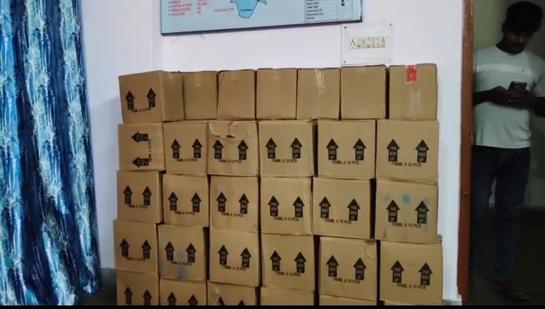 Foreign Liquor seized