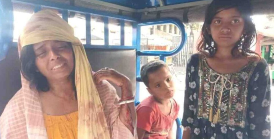 Jamtara News : शराबी पति ने पत्नी पर धारदार हथियार से किया हमला, खून से लथपथ पहुंची थाना