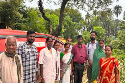 हाई रिस्क गांव में चला टीबी जांच अभियान, दो संदिग्ध मिले, 110 लोगों की हुई स्क्रीनिंग
