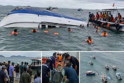 वियतनाम में भारतीय पर्यटकों से भरी नाव पलटी,15 की मौत 21को बचाया गया