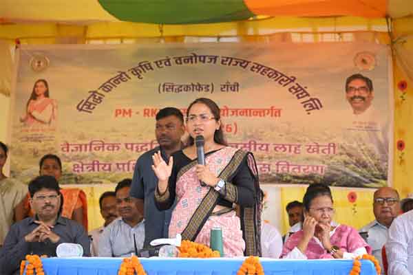 लाह खेती से गांवों में बढ़ेगा रोजगार, किसानों की आय होगी मजबूत: शिल्पी नेहा तिर्की