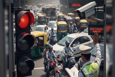 रांची में ट्रैफिक रूल तोड़ने वालों पर कड़ी कार्रवाई, 14 जून को कटे 2464 चालान