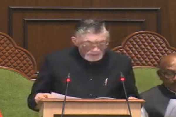 बजट सत्रः राज्यपाल के अभिभाषण के बाद शोक प्रस्ताव, कल तक के लिए सदन स्थागित