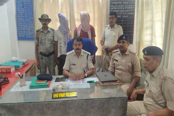 Jamtara News: जान की धमकी देने वाले दो युवक गिरफ्तार, देसी कट्टा बरामद