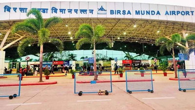 Ranchi Airport : लगातार तीसरे महीने घटे हवाई यात्री, जून के मुकाबले सितंबर में 28% की गिरावट