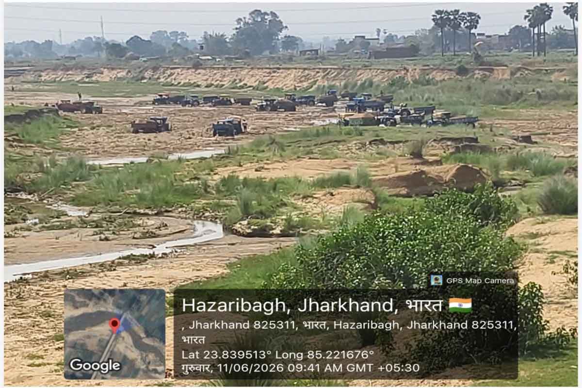 हजारीबाग उपायुक्त के आदेश पर बने चेक पोस्ट व टास्क फोर्स बालू माफिया पर बेअसर