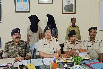 लोहरदगा पुलिस ने हत्या की साजिश नाकाम की, हथियार के साथ दो अपराधी अरेस्ट