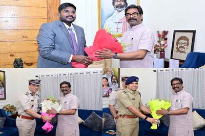 CM हेमंत सोरेन से नव पदस्थापित प्रशासनिक व पुलिस अधिकारियों की शिष्टाचार मुलाकात