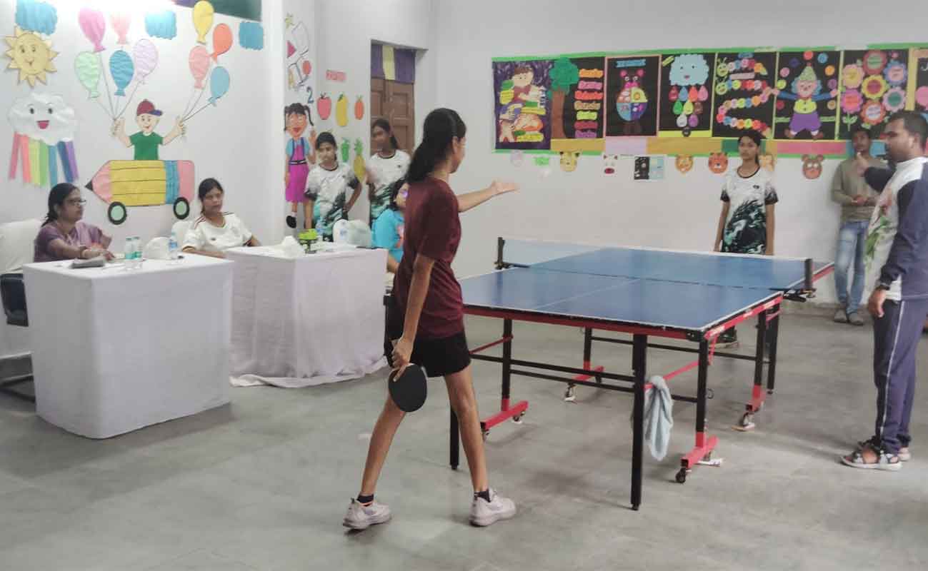 चार जिलों के खिलाड़ी एक मंच पर, हजारीबाग में डीएवी टेबल टेनिस प्रतियोगिता शुरू