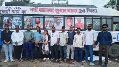 Ramgarh News: नेमरा से JPSC-JSSC अभ्यर्थी न्याय मंच ने निकाली सुधार यात्रा, ग्रामीणों ने की मोर्चाबंदी, बोले - अराजकता बर्दाश्त नहीं करेंगे