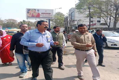 रांची निगम ने लगाया 3,95,100 रुपये का जुर्माना, सड़कों को कराया अतिक्रमण मुक्त