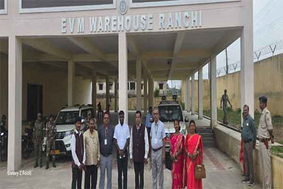 Ranchi News: उपायुक्त ने ईवीएम वेयर हाउस का किया निरीक्षण