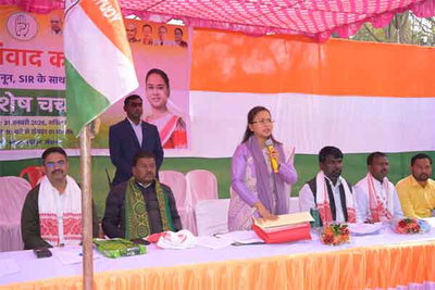 मांडर–चान्हो में कांग्रेस का ब्लॉक संवाद, मनरेगा–पेसा–SIR पर मंथन