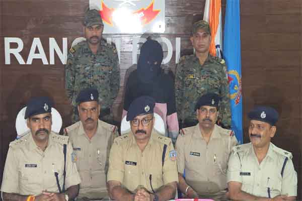 रांची पुलिस ने 500 किलोग्राम डोडा किया बरामद, गिरफ्तार आरोपी से की जा रही पूछताछ