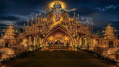 आरआर स्पोर्टिंग क्लब के दुर्गापूजा पंडाल में दिखेगा टेंपल ऑफ टुगेदर मंदिर