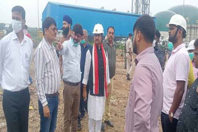 Ranchi News: मंत्री ने किया झिरी डंपिंग यार्ड में बन रहे बायो गैस प्लांट का निरीक्षण
