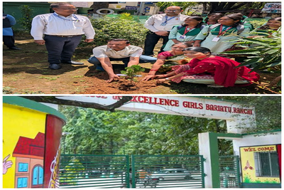 रांची: 4 स्कूलों के बच्चे पहुंचे CM स्कूल ऑफ एक्सीलेंस, वाटर मैनजमेंट की ली जानकारी