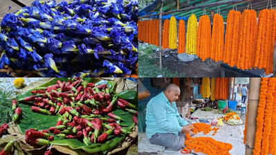 Dhanbad News: नवरात्र में फूलों की बहार, धनबाद के बाजार में 1.25 करोड़ का कारोबार