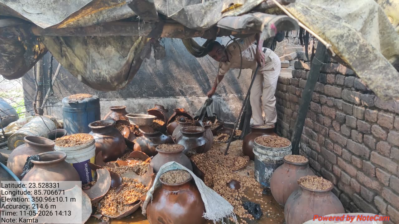 Ramgah News: उत्पाद विभाग की बड़ी कार्रवाई, अवैध शराब भट्टियां ध्वस्त