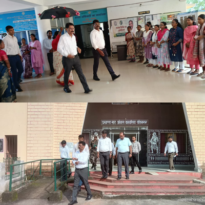 Chaibasa: कमीशनर ने तांतनगर प्रखंड कार्यालय का किया निरीक्षण, लंबित मामलों में त्वरित निष्पादन के निर्देश