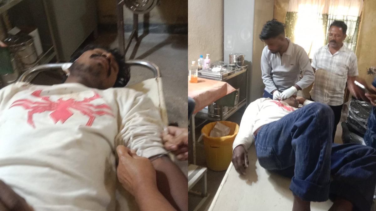 Motorcyclist injured