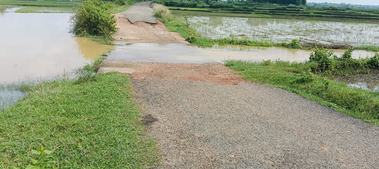 Broken culvert