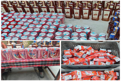 गिरिडीह: पिकअप वैन से भारी मात्रा में अवैध अंग्रेजी शराब जब्त