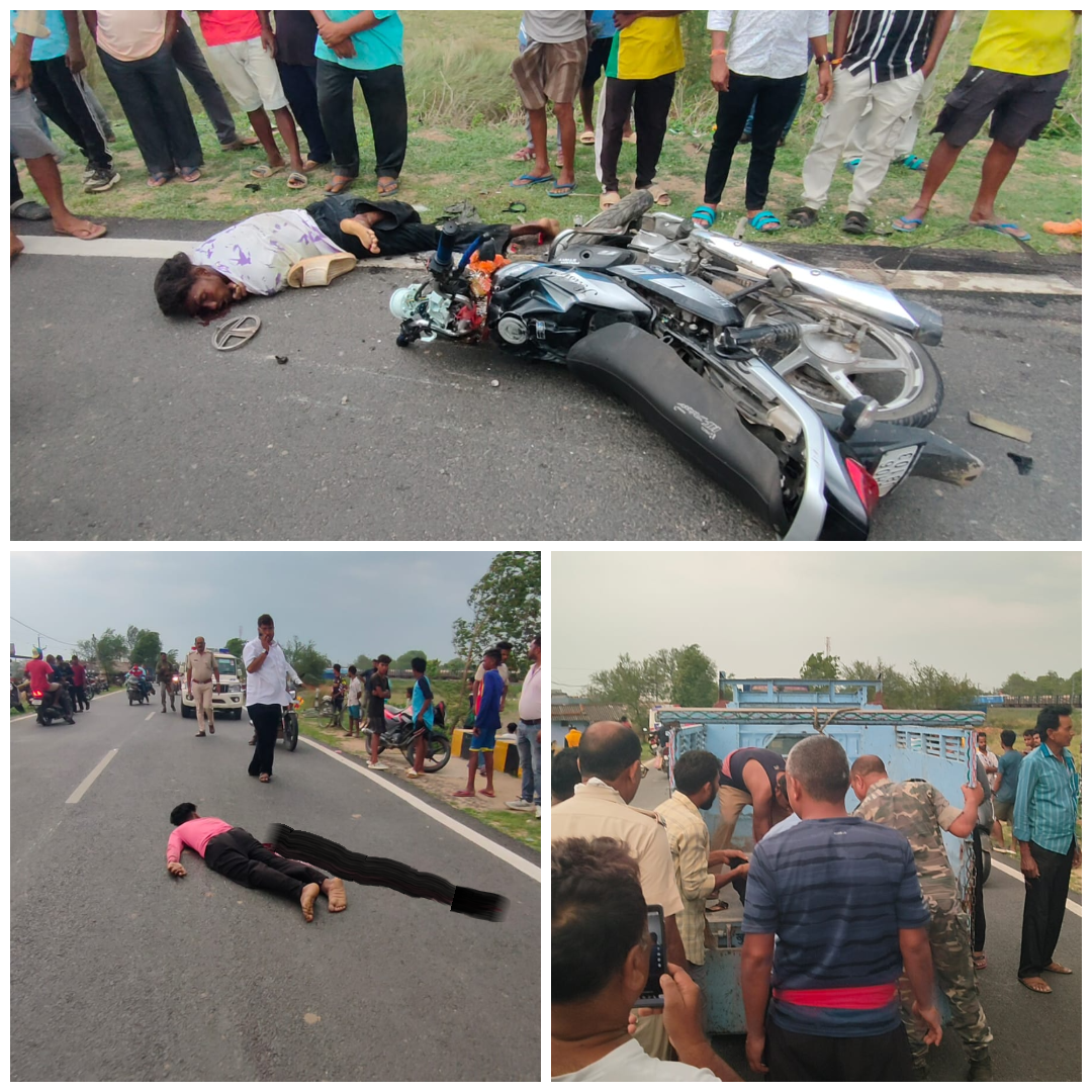 West Singhbhum: चक्रधरपुर-सोनुवा मुख्य मार्ग पर हादसा, बस की चपेट में बाइकसवार 3 युवक की मौत