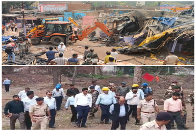 रामगढ़: रजरप्पा मंदिर परिसर में चला बुलडोजर, 254 दुकानें ध्वस्त, गहराया रोजी-रोटी पर संकट